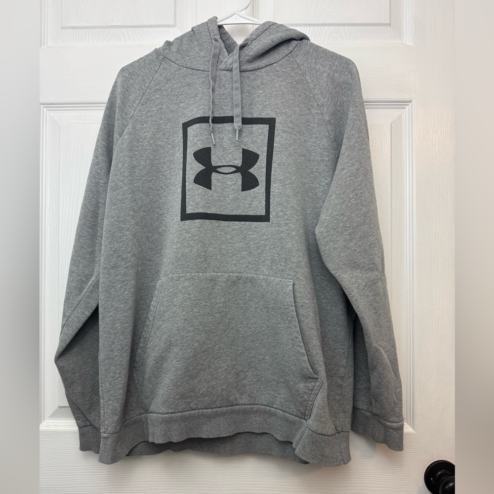Under Armour Heather Gray Men's Hoodie Size XL
